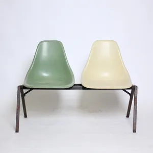 Green & Yellow Fiberglas Laundromat Bench
