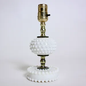 White Ceramic & Gold Metal Lamp
