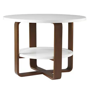 White and Dark wood play/coffee table