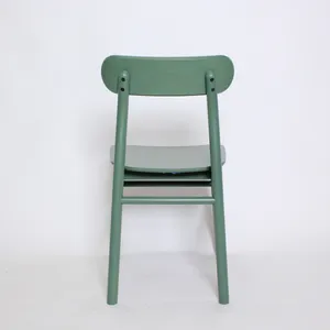 Green Wood Dining Chair 