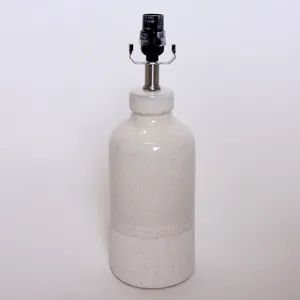 White & Grey Ceramic Lamp