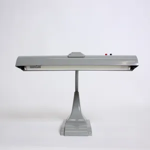 Grey Metal Desk Lamp