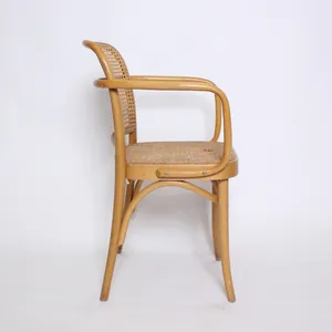 Natural Bentwood and Cane back Chair 