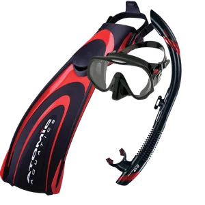 SNORKEL SET: SNORKEL MASK AND FINS