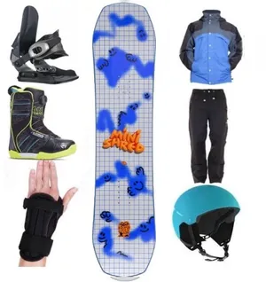 Package Child Standard Snowboard, Boots, Jacket and Pants (CBS5)