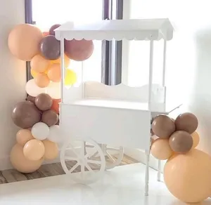 White Candy Cart