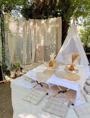 Boho Picnic Setup!
