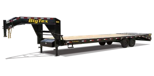 30' Gooseneck Flat Bed Trailer