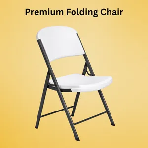 Premium Folding Chair - White