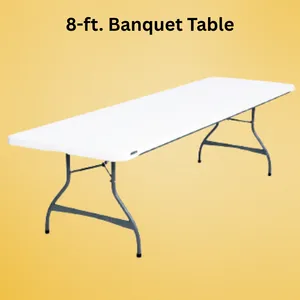 8-ft. Banquet Table - White