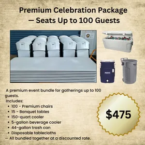 Premium Celebration Package — Seats Up to 100 Guests