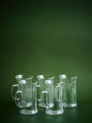 Handled Glass Mug