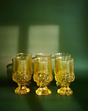 Yellow Madeira Goblet