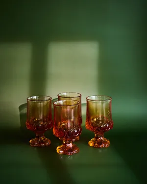 Orange Madeira Goblet