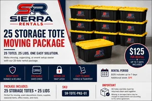 25 Storage Tote Package