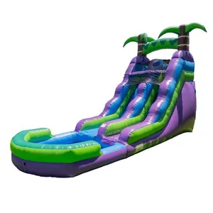 16 ft Purple Tropical Waterslide