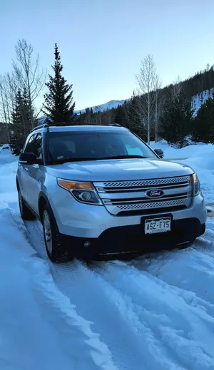 2015 Silver Ford Explorer