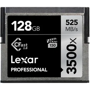 Lexar 128GB Professional 3500x CFast 2.0 Memory Card #4595, #4736, #0000