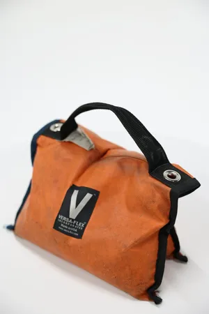 Versa-Flex 25 lbs. Orange Vinyl Steel Shot Bag / Sand Bag #2208, #7326, #0000