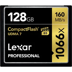 Lexar 128GB Professional 1066x CompactFlash Memory Card (UDMA 7) #7331