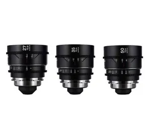 Laowa Nanomorph S35 Anamorphic Prime 3-Lens Kit in Sony E, Silver Flare