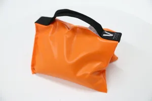 Versa-Flex 16 lbs. Orange Vinyl Shot Bag / Sand Bag #0000, #7329, #7057