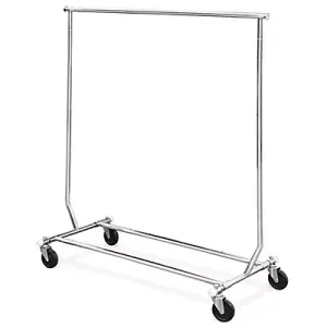 Rolling Collapsible Clothes Rack