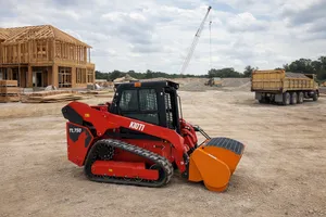 Kioti 75 HP skid steer/bobcat with concrete mixer attachment