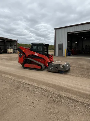  Kioti 75 HP skid steer/bobcat with 72'' sweeper bucket