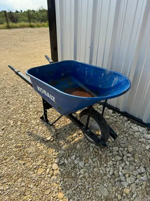 6-cu ft 1 Wheel Steel Wheelbarrow
