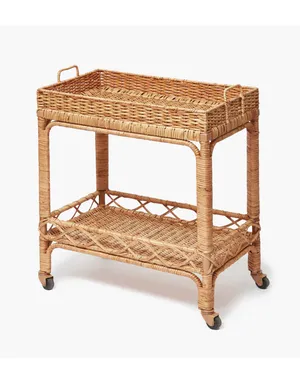 Bar Cart - Rattan