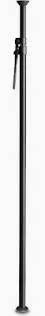 Asta Pole 2,10 – 3,70 M Nero