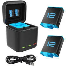 Batteria Gopro Hero 13 (kit 3) con caricatore 
