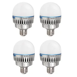 Lampadina LED Nanlite PavoBulb 10C Bi-Color RGBWW (kit da 4 luci)