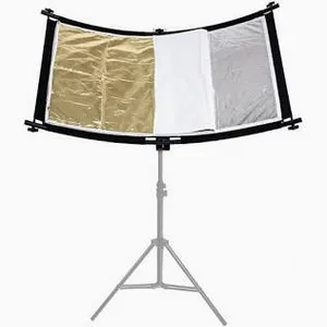 Caruba Curved Face Reflector Pro Kit - 110Cm X 60Cm (Incl Extension Set)