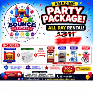 🎉BOUNCE HOUSE  PARTY PACKAGE 🎉
