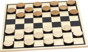Elegant Events Collection: Handcrafted Wooden Checkerboard