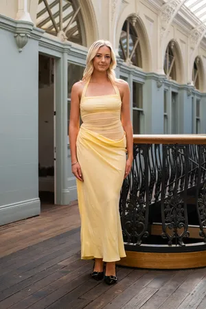Benni Gina Maxi Dress in Yellow 