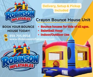 Crayon Bouncy House 