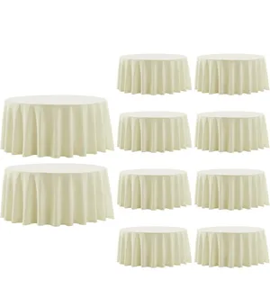 Ivory Table Cloths (ROUND) - 120