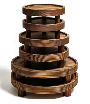 Wooden riser / displays (5