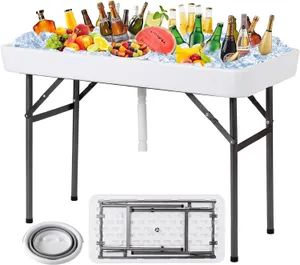 Folding Ice Cooler Table 