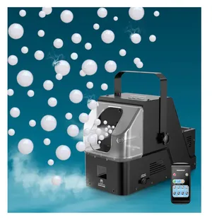 3 IN 1:  Fog - Bubble - Fog+Bubble Machine