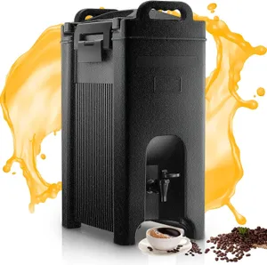  Insulated Beverage Dispenser 5 Gal, Commercial Hot/Cold