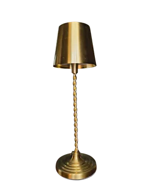 Marlowe Brass Twisted Lamp