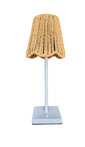 Seabrook Ivory Woven Lamp