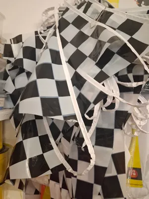 Race Car Bunting Flag