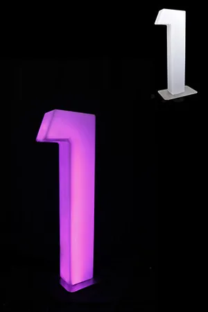 LED Number 1 with remote/adapter