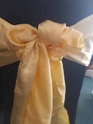 Yellow Satin Sash