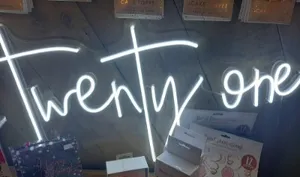Neon Light Twenty One 85cm Cool White -includes adapter -12V